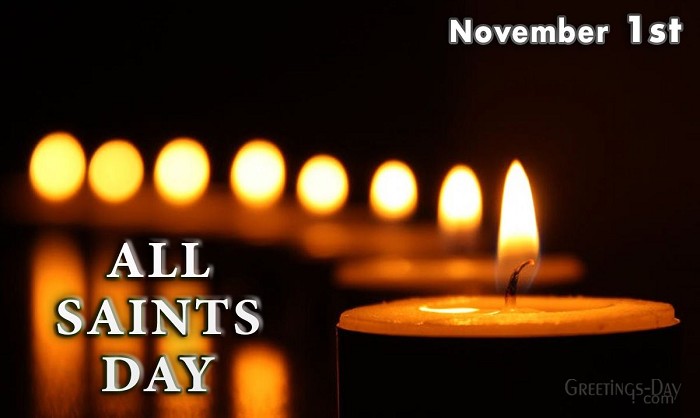 Sing of All Saints with candles